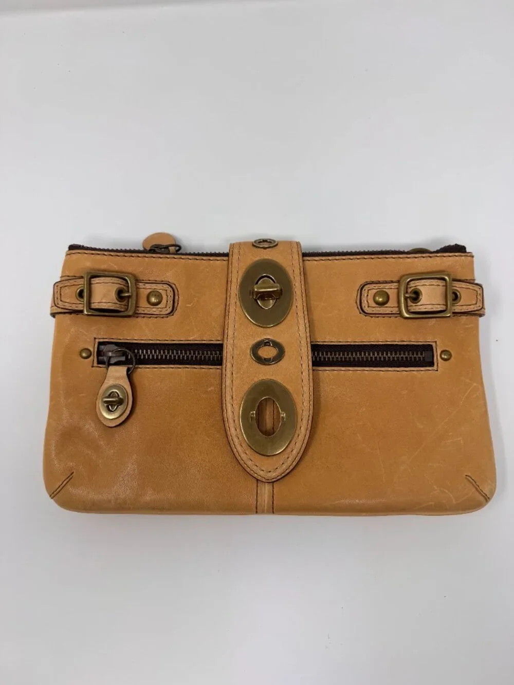 COACH Legacy Bridgit 65th Anniversary Leather Shoulder Bag Clutch 11" - Picture 4 of 6